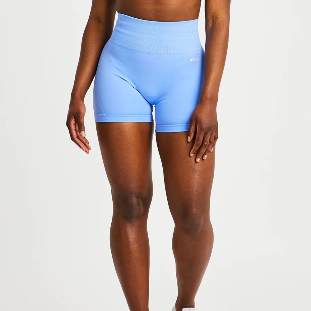 AYBL Balance V2 Seamless Shorts Chambray Blue